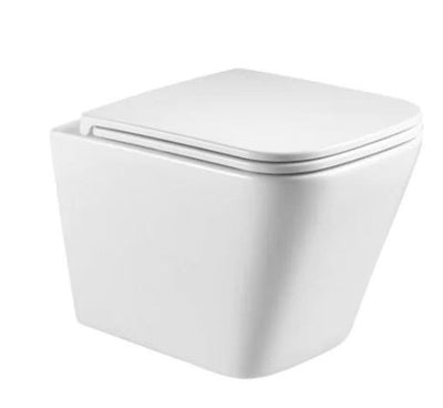 Enox 99 Squared Rimless Wall Faced Toilet Suite