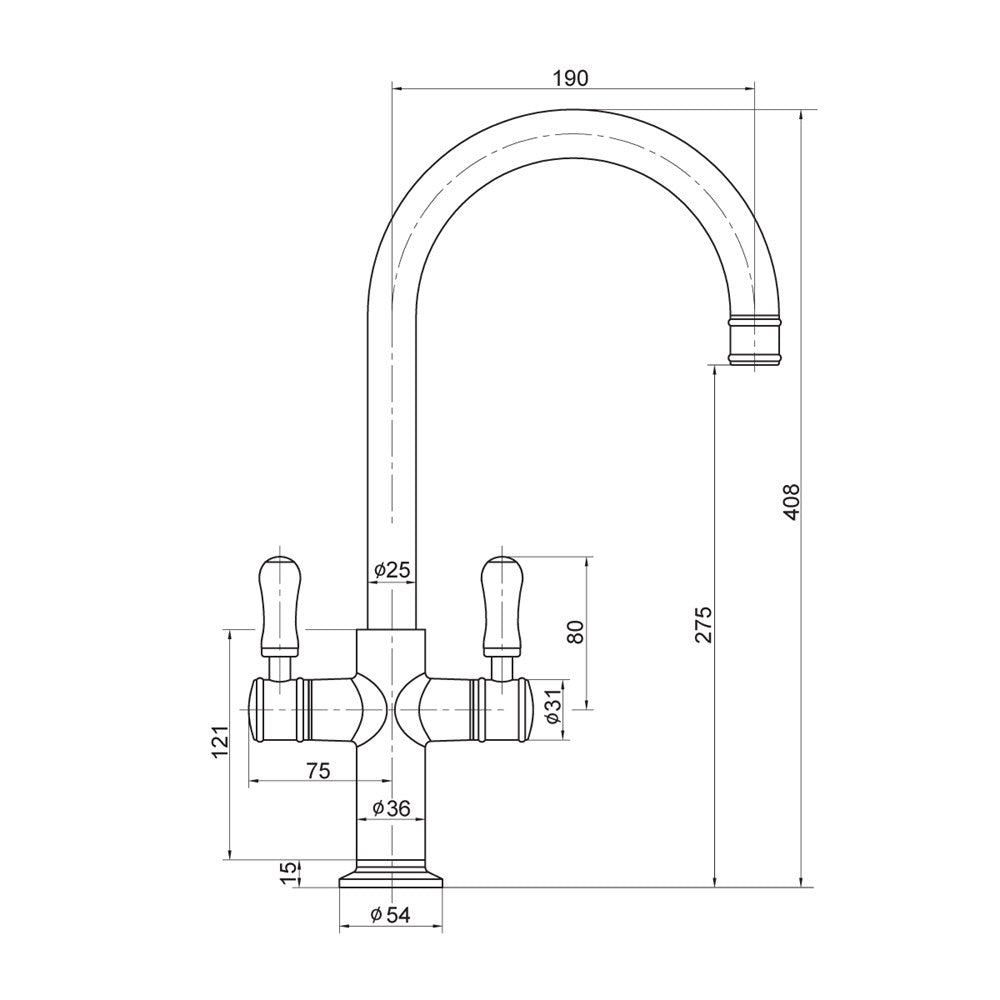 Hampton Twinner Kitchen Mixer