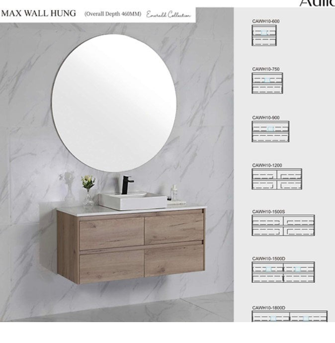 Max Wall Hung Vanity Unit PT