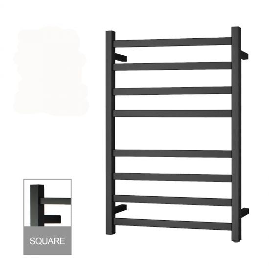 AQP Black Heated Towel Rack