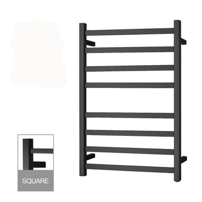 AQP Black Heated Towel Rack