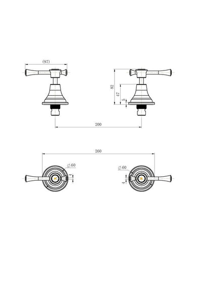 Montpellier Wall Top Assemblies