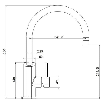 X-Class Xpressfit Kitchen Mixer