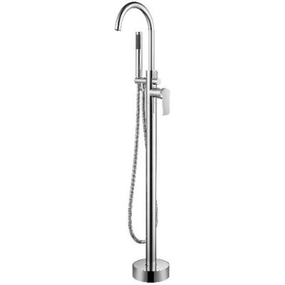 Akemi Free Standing Bath Spout with Handheld Shower Spray