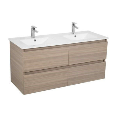 Oak Wall Hung Vanity Unit 1500