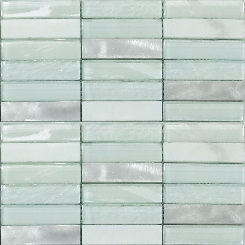 Tender White Quartz Mosaic 30x30