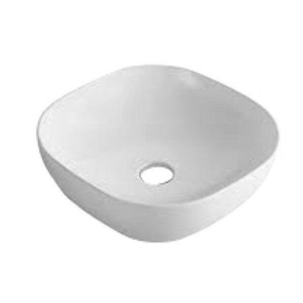 Urbino Soft Square Thin Rim Basin 400