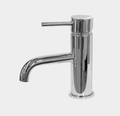 Murcia Pin Lever Curved Spout Basin Mixer