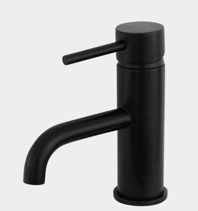 Murcia Pin Lever Curved Spout Basin Mixer