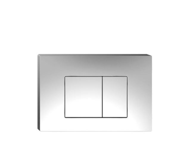 JS Rectangle High Button Flush Plate – Coastal Bathroom
