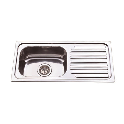 ACL Single Bowl and Drainer Kitchen Sink 765