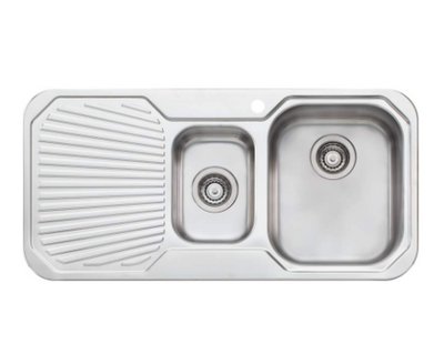 Petite 1 & 1/2 Bowl Sink With Drainer 960