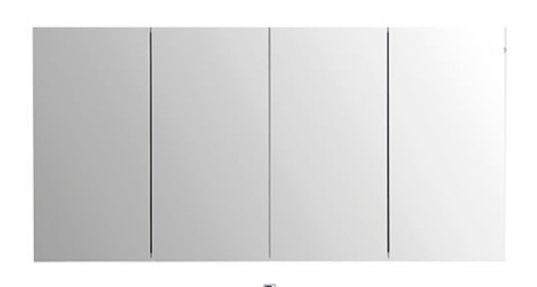 Modica White Mirror Cabinet 1500