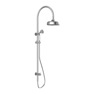 York Twin Shower With Porcelain Hand Shower