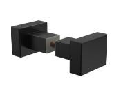 Purity Nero Square Recessed Knob