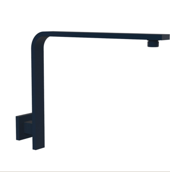 ACL Rectangle Curved Shower Arm