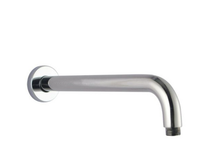 AQP Round Stainless Steel Wall Mounted Shower Arm 400