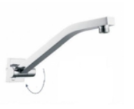 AQP Square Swivel Wall Mounted Shower Arm