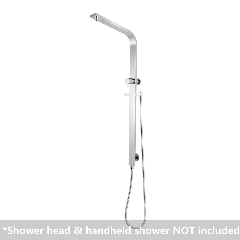 AQP Wide Rail Shower Station w/o Shower Head and Handheld Shower