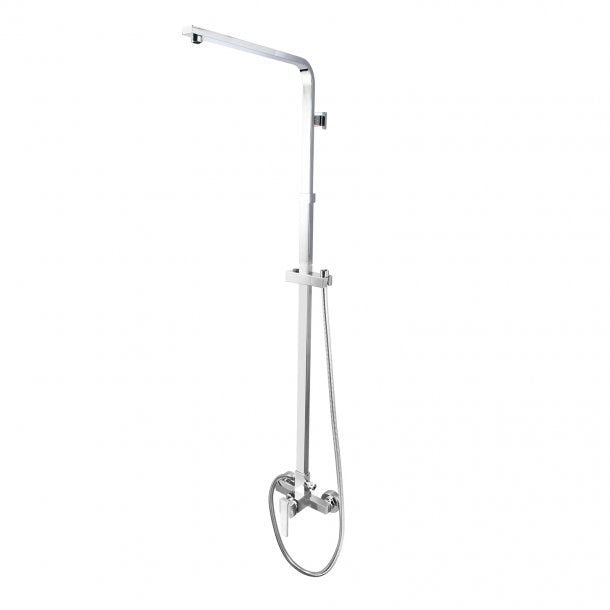 AQP Square Shower Station without Shower Head and Handheld Shower
