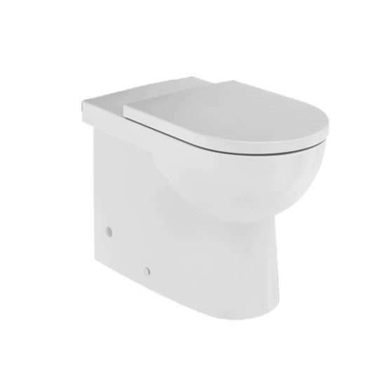 Toledo Wall Faced Rimless Pan With Esti Seat