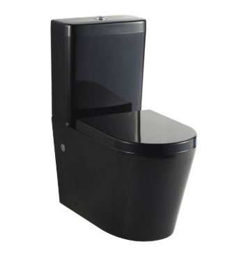 Selector Black Wall Faced Toilet Suite