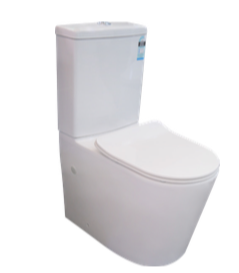 KDK Rimless Flush Back-to-Wall Toilet Suite 650