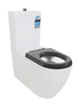 Assisted Living Rimless Toilet Suite