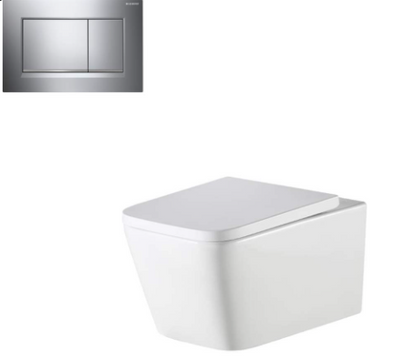 Munich WH Toilet With Square Push Plate