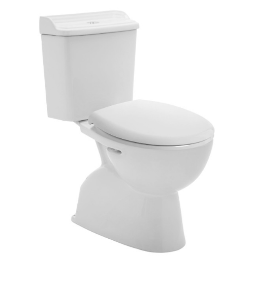 Colonial Ii C/C Toilet Suite P Trap Incl White Sc Seat