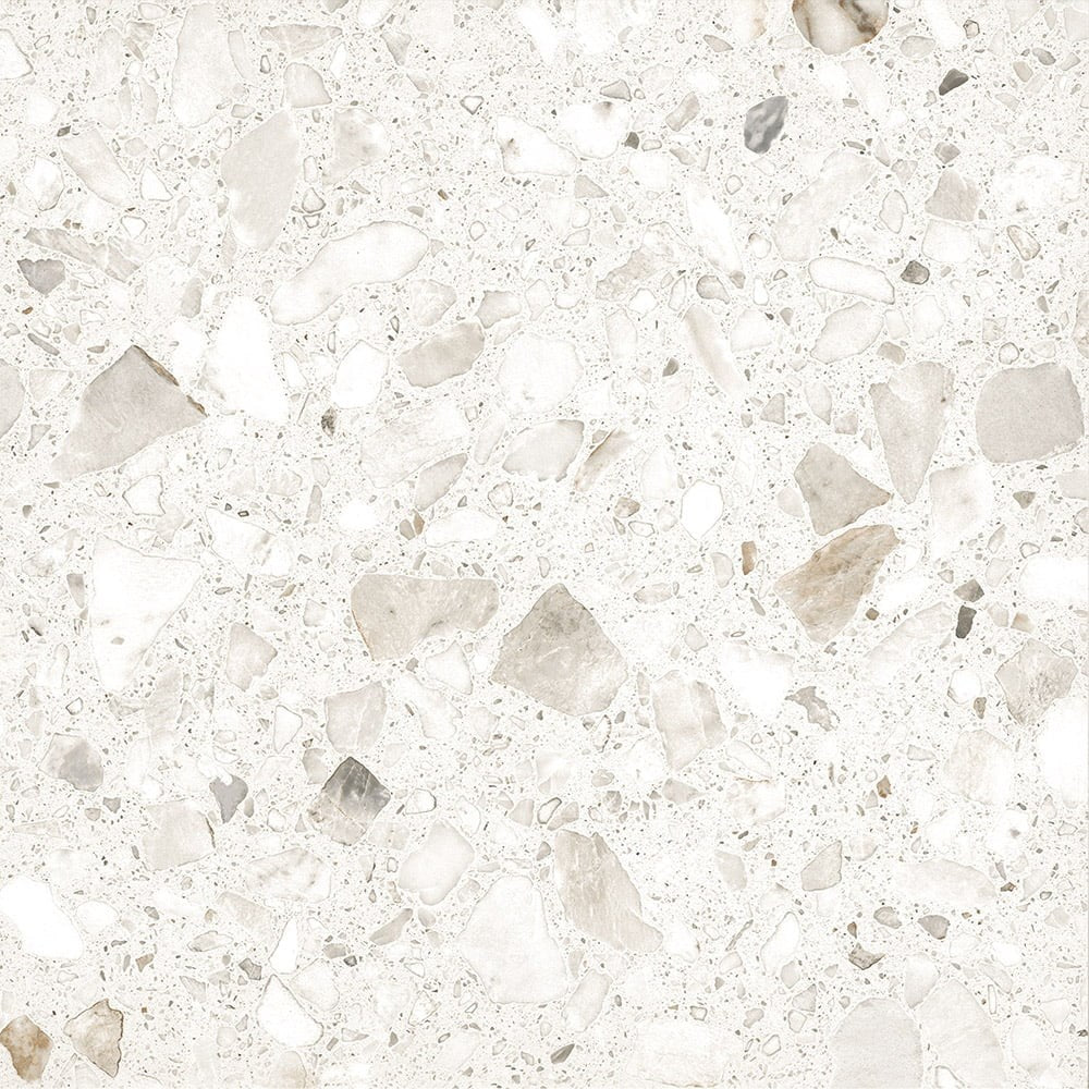 Terrazzo Stone Marshmallow 60x60 Matt Smoothgrip