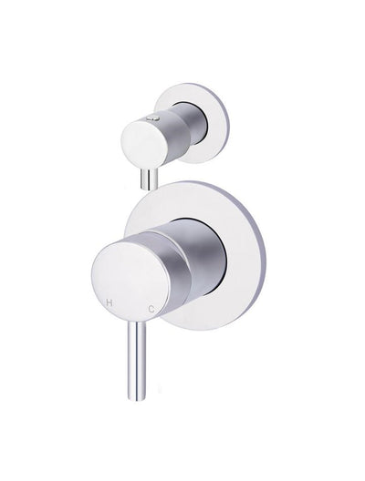ME Round Wall Mixer with Diverter