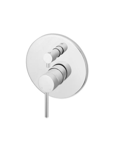 ME Round Wall Mixer with Diverter B