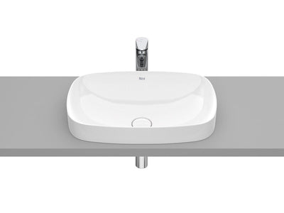 Roca Inspira Soft Rectangle Inset Basin 550 – Coastal Bathroom