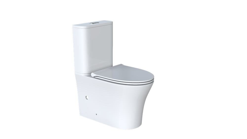 Arrow Armino Antibacterial Glazed Rimless Toilet Cistern Only