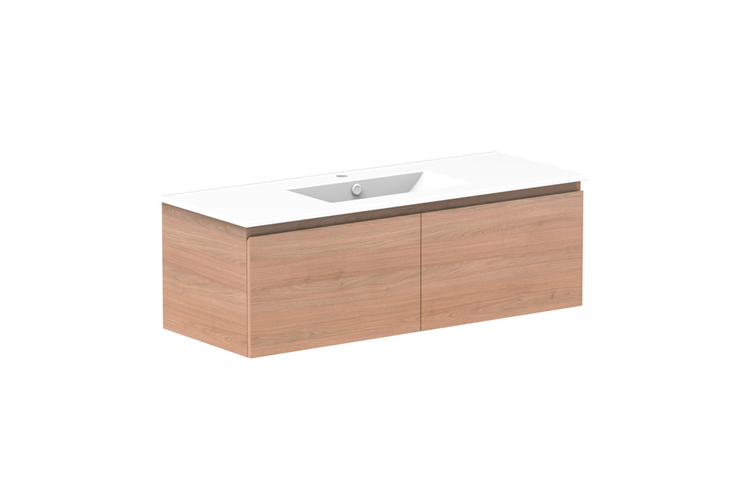 Glacier Slim Wall Hung Vanity Base Only