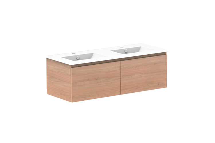 Glacier Slim Wall Hung Vanity Base Only