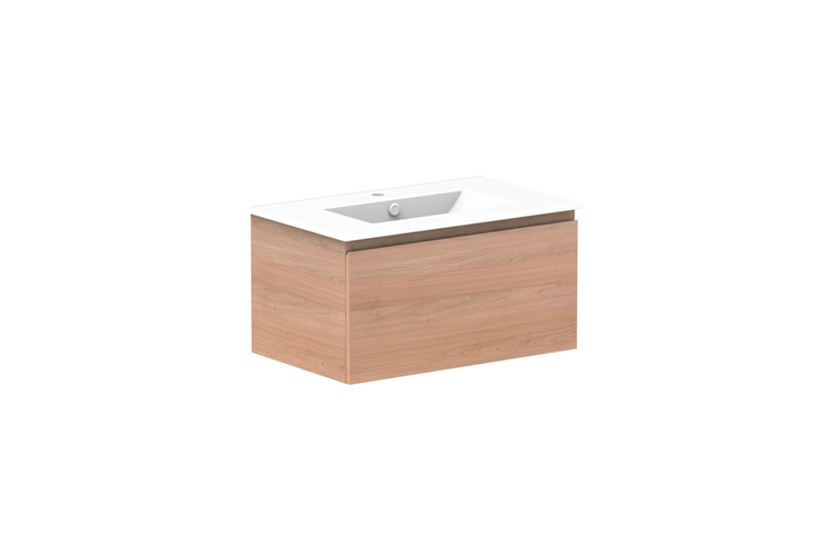 Glacier Slim Wall Hung Vanity Base Only