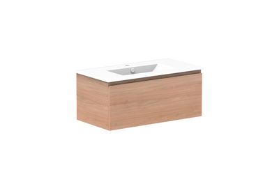 Glacier Slim Wall Hung Vanity Base Only